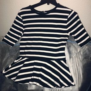 GAP - Peplum Stripe Top